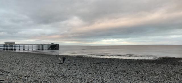 Now at Penarth, here's the pier.