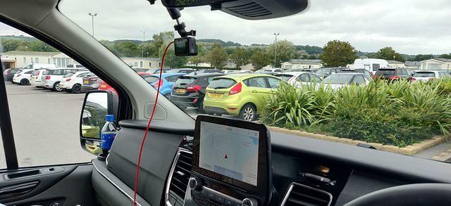 Next day, Porthcawl. This is how I had my camera set up for the duration of the hire.