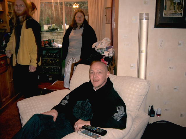 No, not... the comfy chair!