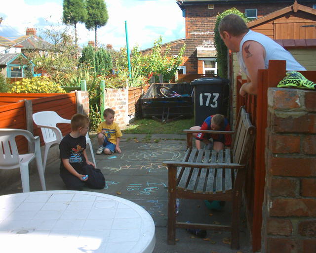 Oi! Who said you could draw there?