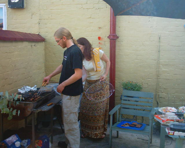 You're not supposed to add extra charcoal... oh they're the sausages!