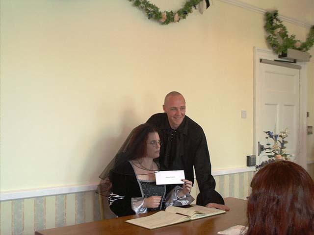 About to sign.