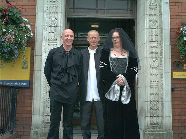 Danny gets in the middle.
