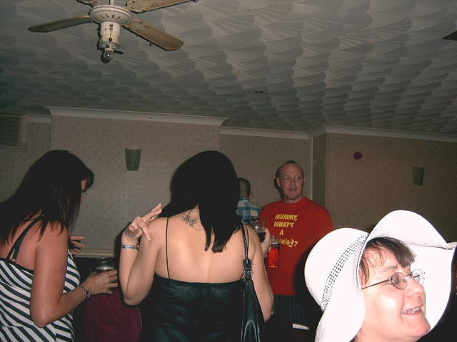 He put his hand right there!