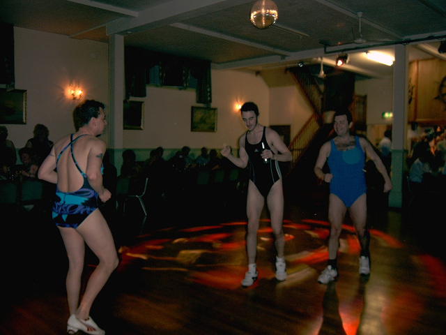 Time for the synchronised swim... sorry dancing team!