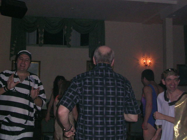 On the count of three, all turn around!