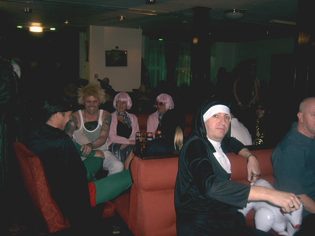 That sheep's having nun of it!