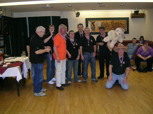 Very noisy and funny runners up!