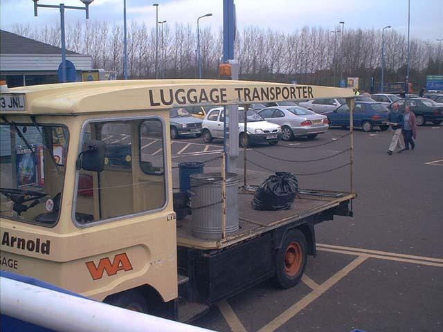 Don't laugh, this was our transport!