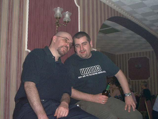 If we get our heads together we might come up with a way to get to the bar!