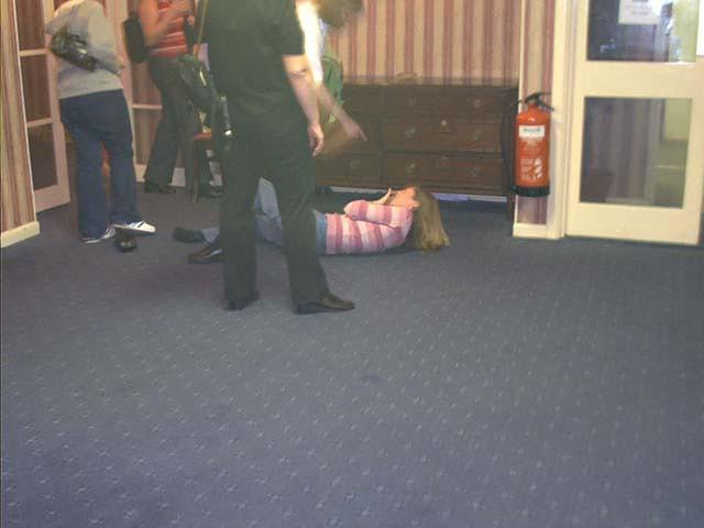 Oh dear, one too many Toffee Vodkas I think!