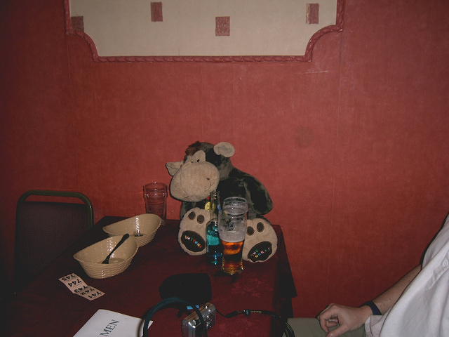 Monkey on the piss!