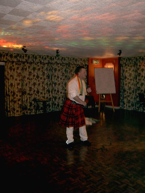 Under my kilt!