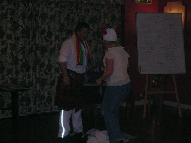 Help me on with this kilt!