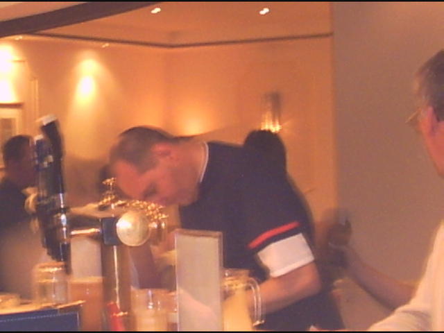Get your head down, John!