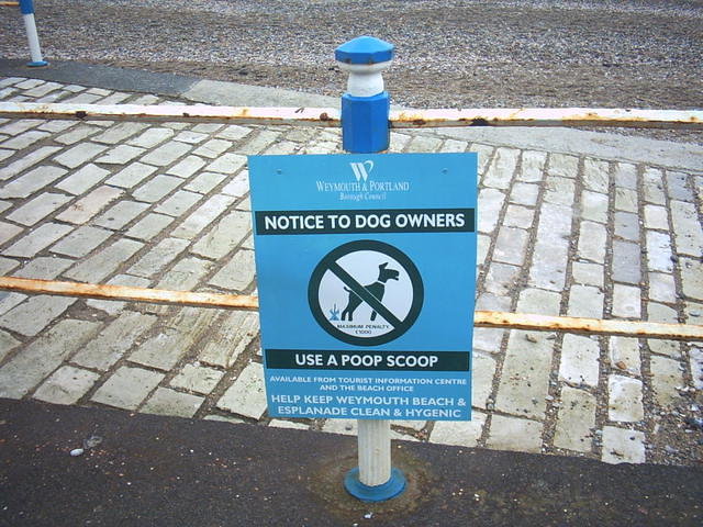 No poop without scoop!