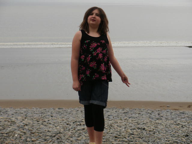 Courtney poses for real this time!