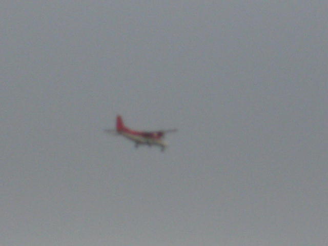 A light aircraft approaches Cardiff Airport