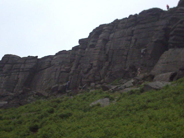 I climbed that!  Look at people for scale...