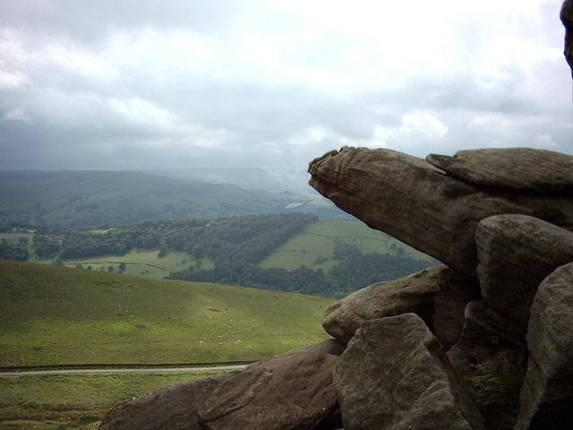 Very pretty.  Would've looked better with a little Greg hanging off the outcrop, however!
