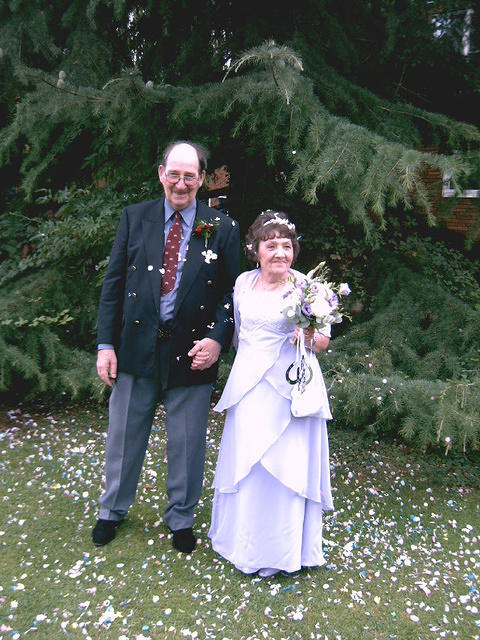 Bride and groom.