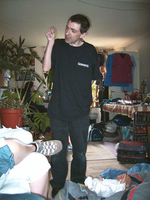 Ponder explains the finer points of micro-fishing ...
"And the one that got away ..."