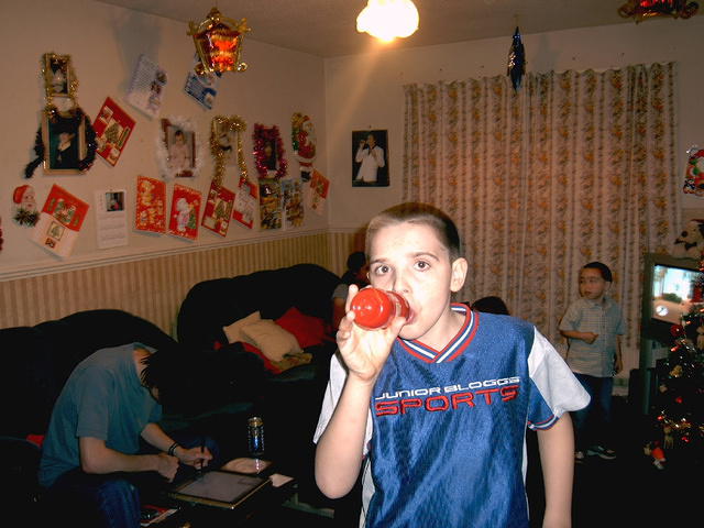 Harry's on the bottle again!