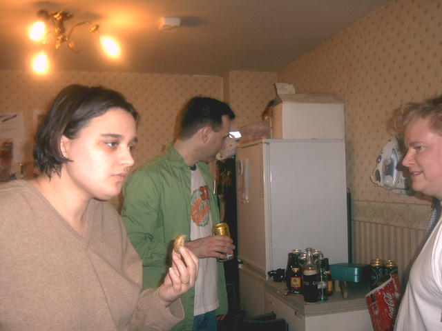 Food and drink, what partying's all about ;)