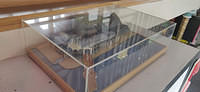 A model of the arcade and part of the pier.