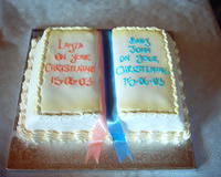 A cake for two.