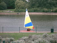 Oh look, there's a sail on!