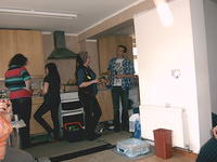 The kitchen is [b]the[/b] place to be at parties!