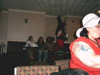 Captive audience.