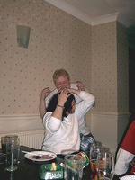 No! You're not going to eat my head!