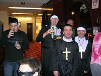 Well there's nothing against alcohol in the Christian faith!