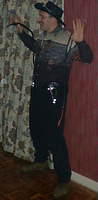 I may look vulnerable but one more move out of you and I'm not afraid to give you the whip!