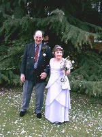 Bride and groom.