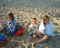 Now we're cold after daft Daddy chucked us all in!