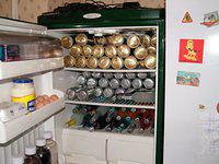 And the cans and bottles all chilling out.